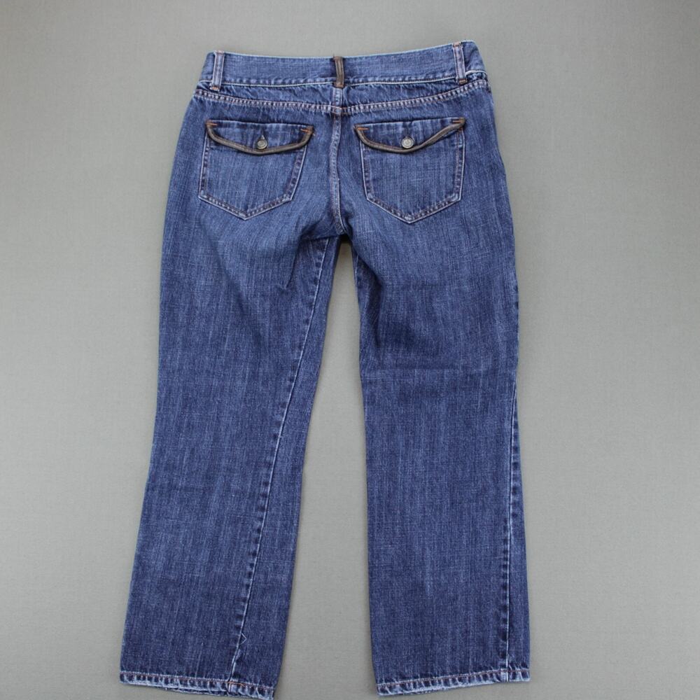 Abercrombie Fitch Jeans Straight Leg Womens 6 Blue Cotton - Picture 8 of 9